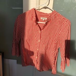 Madewell Gingham Top